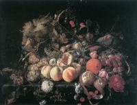 Heem, Cornelis de - Still-Life with Flowers and Fruit